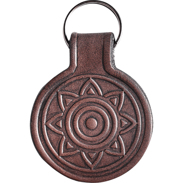 Oriental Leather Key Chain