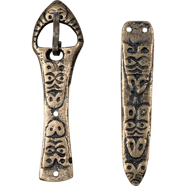 Schleswig Viking Belt Buckle and Tip