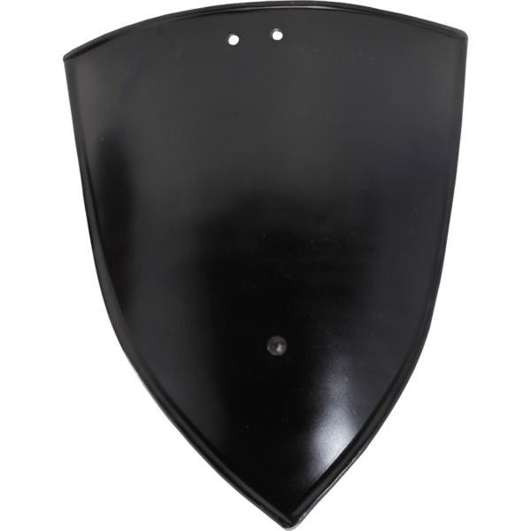 Large Wilhelm Blackened Steel Shield