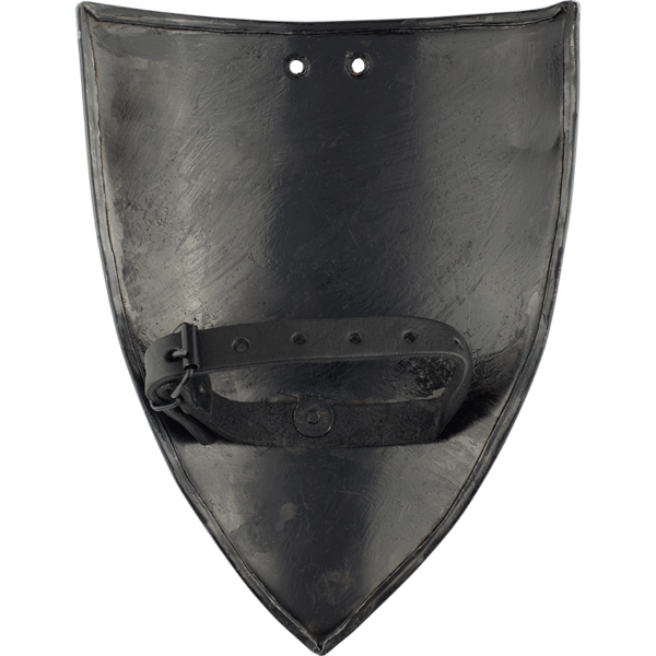 Large Wilhelm Blackened Steel Arm Armour