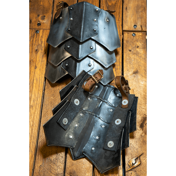 Dreki Belt Shield Tassets - Matte Polish/Epic Dark