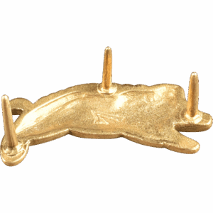 Brass Boar Belt Accent