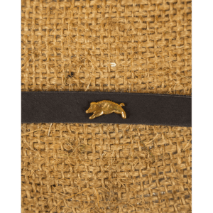 Brass Boar Belt Accent