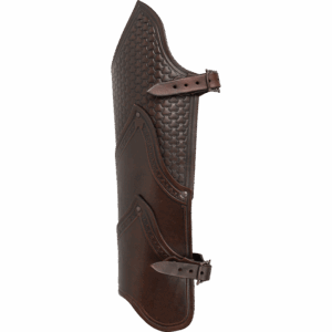 Alistair Deluxe Leather Greaves