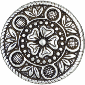 Silver Helwig Cloak Button