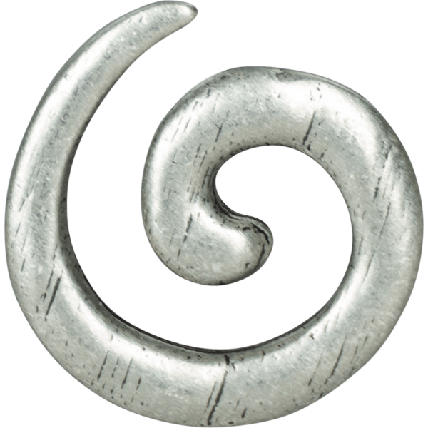 Silver Trede Spiral Hook