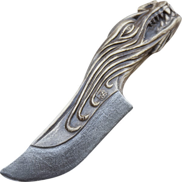 Dragon LARP Throwing Knife - Bone