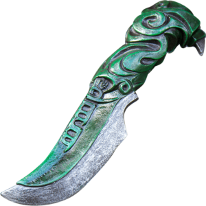 Eldarian LARP Throwing Knife - Green