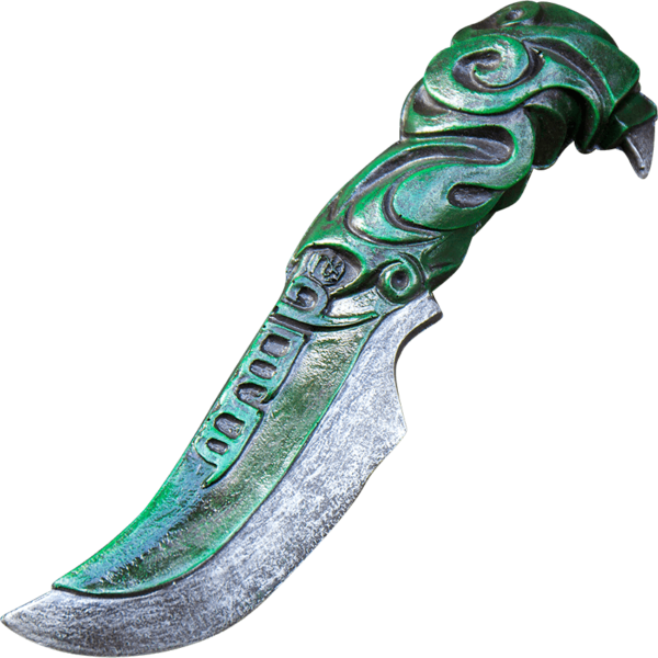 Eldarian LARP Throwing Knife - Green
