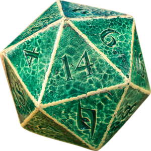 D20 LARP Dice - Weird Green