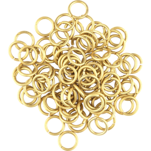 Brass Butted Chainmail Rings