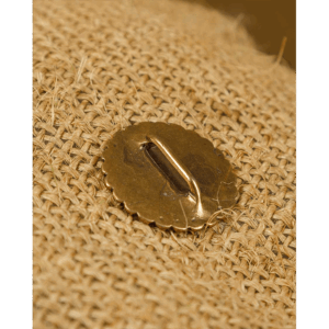 Uta Medieval Brass Button