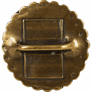 Uta Medieval Brass Button