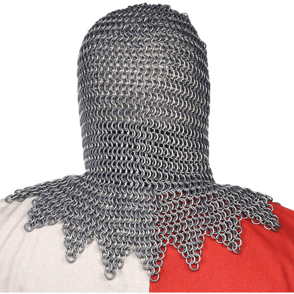 Aluminum and Rubber Chainmail Coif