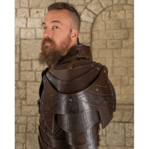 Lancelot Leather Pauldrons