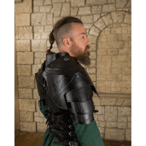 Lancelot Leather Pauldrons