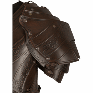 Lancelot Leather Pauldrons