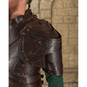Lancelot Leather Pauldrons