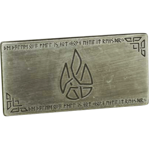 Small Dwarven LARP Silver Bar