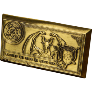 Large Dragonfire LARP Gold Bar