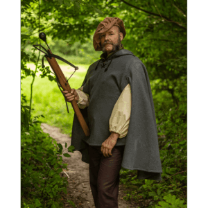 Raven Wool Cloak