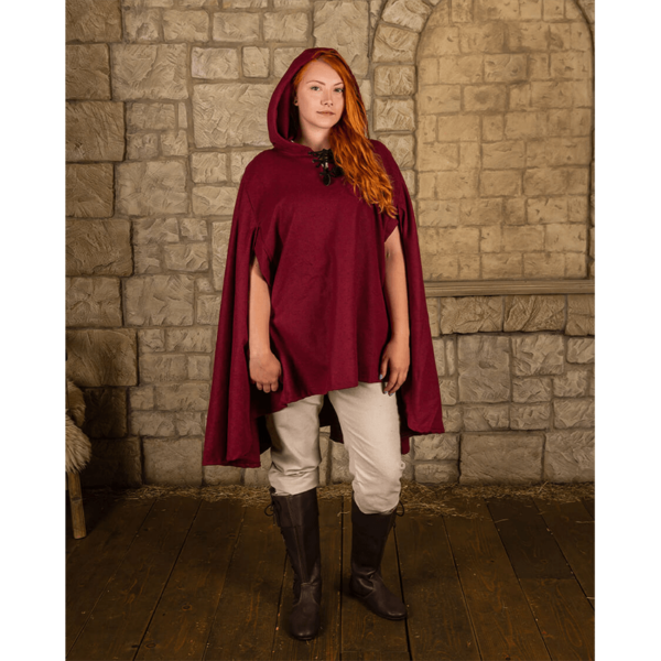 Raven Wool Cloak