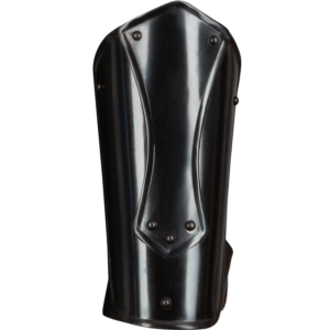 Katharina Blackened Steel Bracers