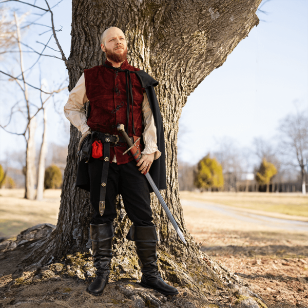 Laertes Suede Leather Vest