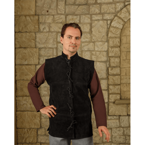 Laertes Suede Leather Vest