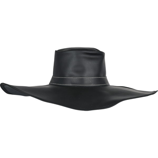 Alatriste Genuine Leather Hat - Black