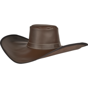 Alatriste Genuine Leather Hat - Brown