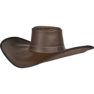 Alatriste Genuine Leather Hat - Brown