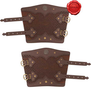 Wealthy Warrior Leather Bracers