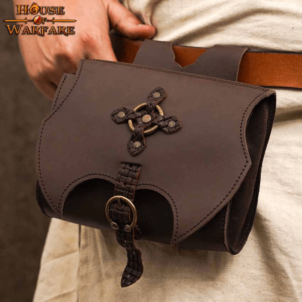 Medieval Fantasy Handcrafted Leather Belt Bag