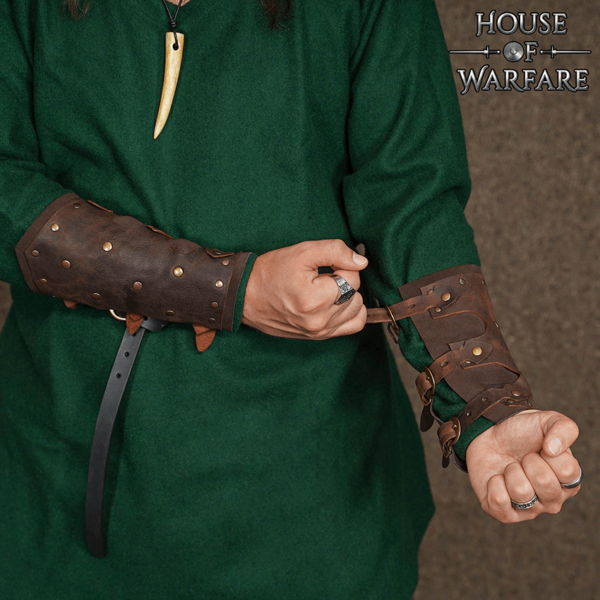 Fantasy Assassin Leather Bracers