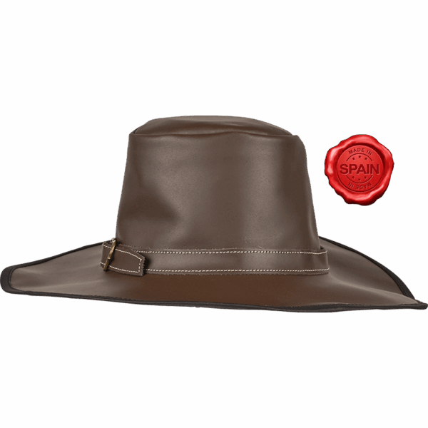 Leather Van Helsing Hat - Brown