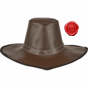 Leather Van Helsing Hat - Brown