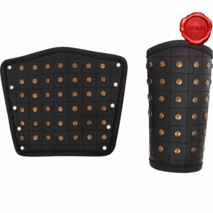 Jarl Studded Leather Viking Bracers