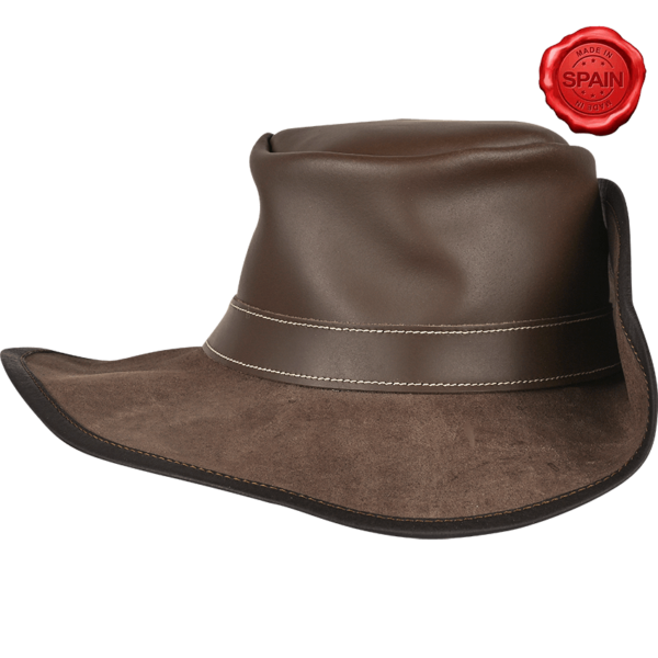 Flandes Leather Hat - Brown