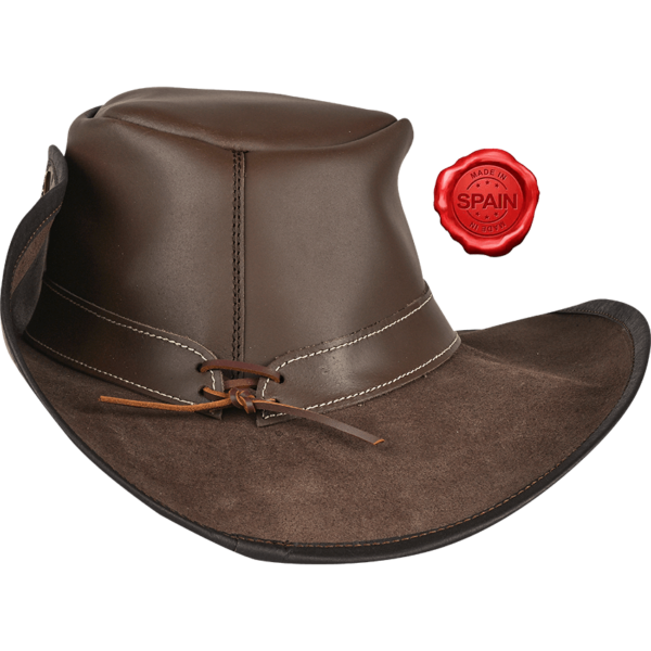 Flandes Leather Hat - Brown