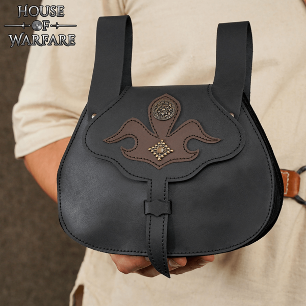 Burglar Medieval Leather Belt Bag