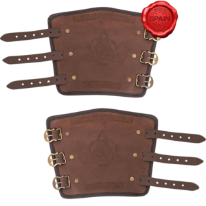 Leather Celtic Bracers