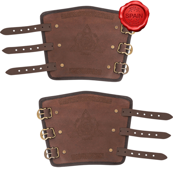 Leather Celtic Bracers