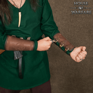 Leather Celtic Bracers