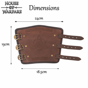 Leather Celtic Bracers