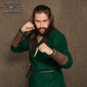 Leather Celtic Bracers