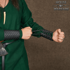 Shylock Studded Leather Bracers