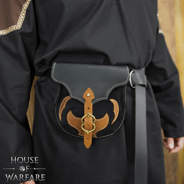 Barbarian Warrior Leather Belt Bag