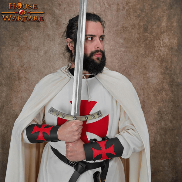 Crusading Warrior Leather Bracers