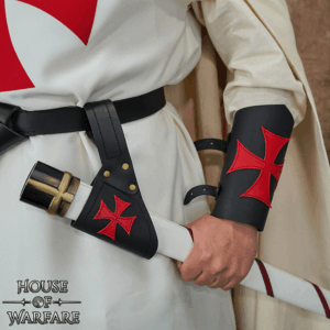 Crusading Warrior Leather Bracers